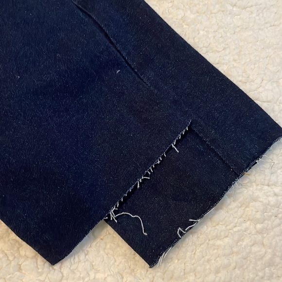 BDG Urban Outfitters Girldfriend High Rise Dark Blue Denim Jeans Size 25 - Picture 4 of 5